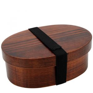 Lunch Box Enfant en Bois Foncé