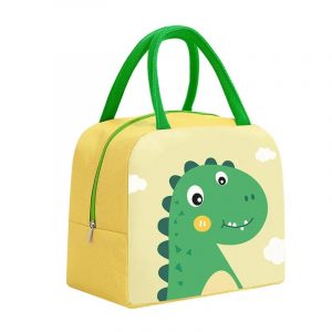 Petit Sac Isotherme Repas Enfant aux Motifs Dino