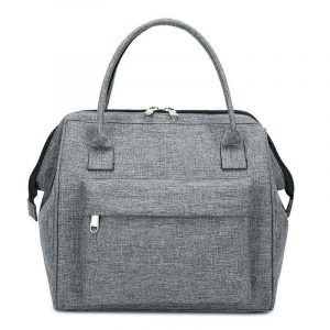 Sac Isotherme Repas + sac a main gris