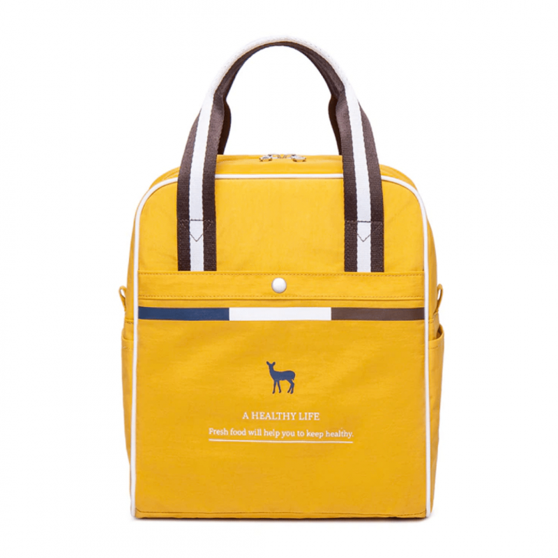 Sac Isotherme jaune pour repas pour Femme