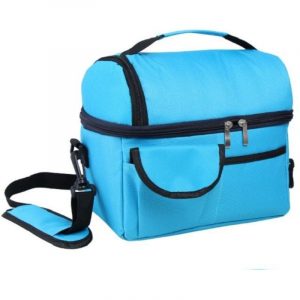 Sac Repas Isotherme d'Adultes de couleur bleu